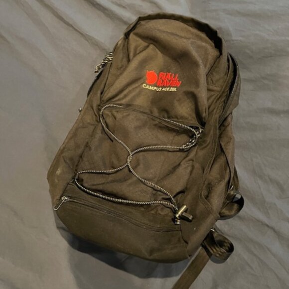 Fjallraven black backpack - campus ace 20L - Picture 1 of 6